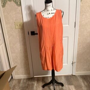 GAP Coral Sleeveless Dress